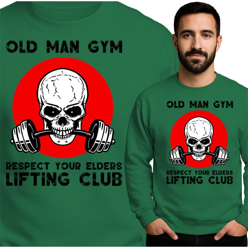 Old Man Gym Hoodie - Respecteer je Ouderen