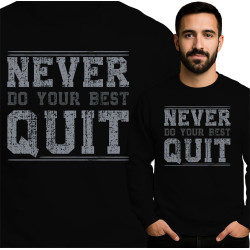Motiverende Sweatshirt - Nooit Opgeven