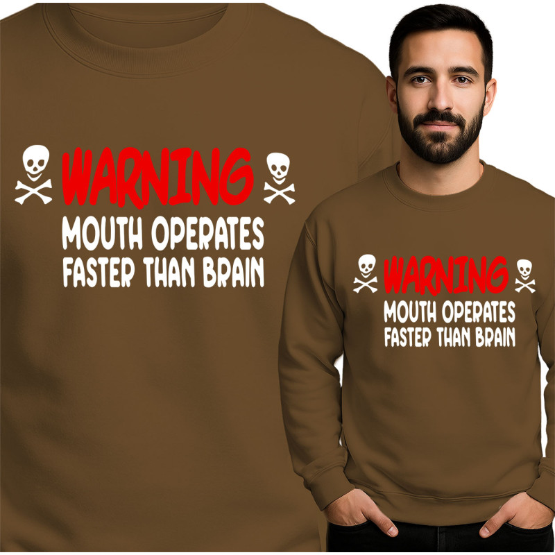 Grappige Waarschuwing Sweatshirt