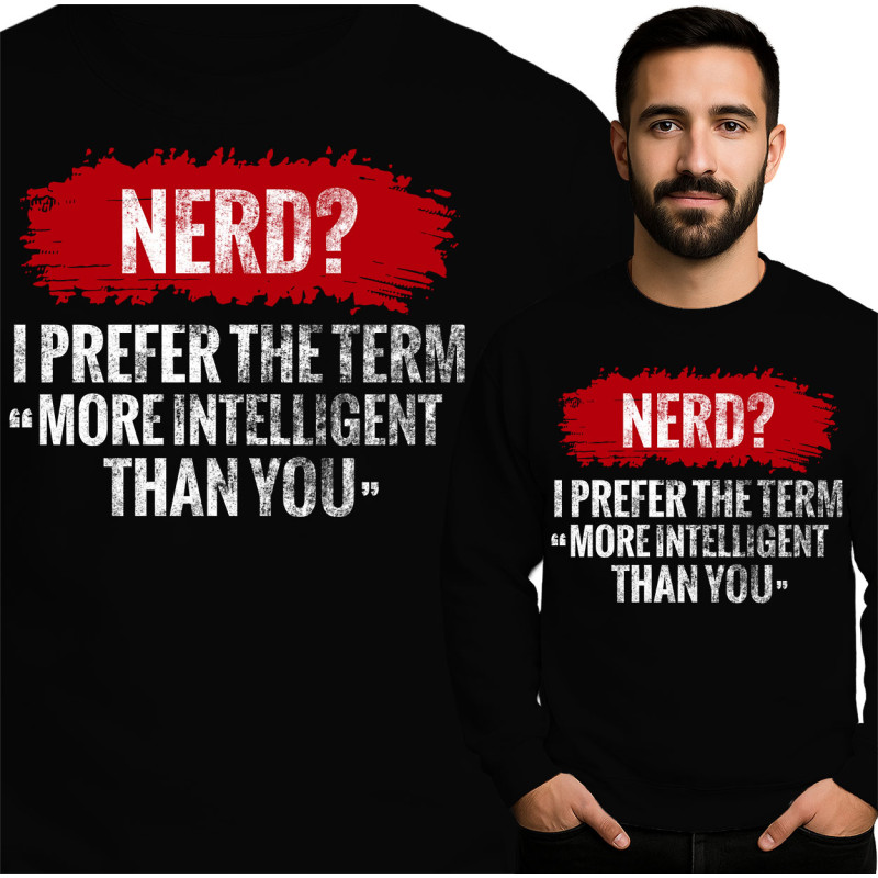 Grappige Nerd Hoodie
