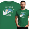 Koszulka Just Do It Later – leniwiec i humor