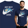 Koszulka Just Do It Later – leniwiec i humor