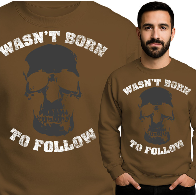 Unique Skull Print Sweater