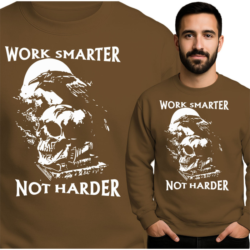 Sweater 'Werk Slimmer, Niet Harter'
