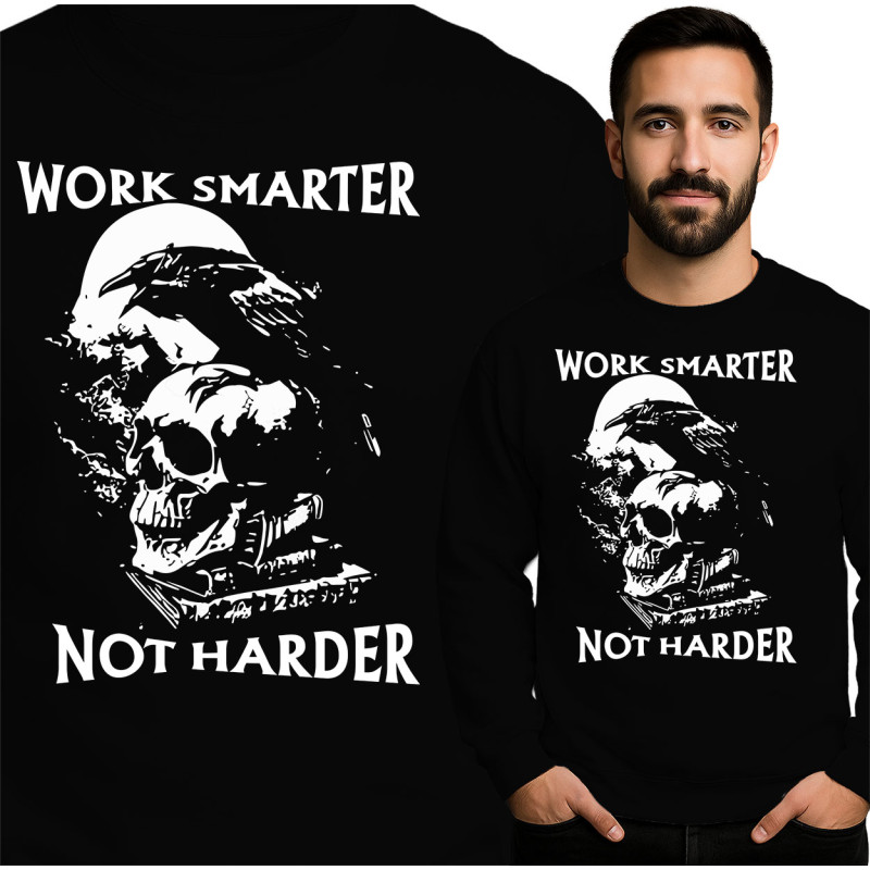 Sweater 'Werk Slimmer, Niet Harter'