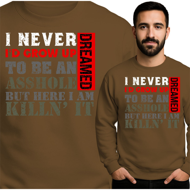 Grappige Quote Sweater - Op Groeien Tot een Eikel