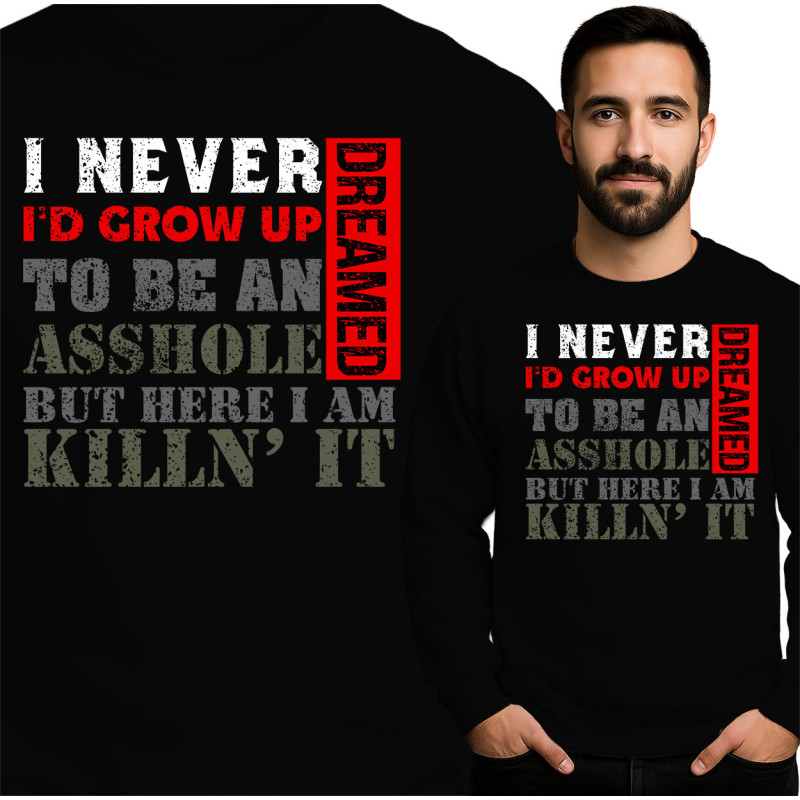 Grappige Quote Sweater - Op Groeien Tot een Eikel