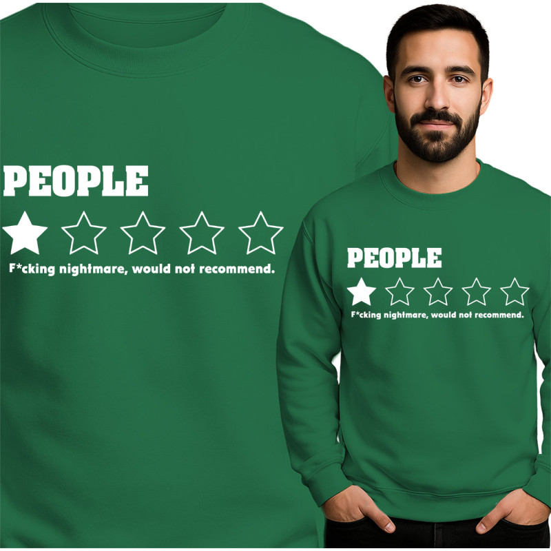 Trendy 'People' Sweatshirt