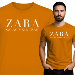 Koszulka ZARA – Szlag mnie trafi – parodia z humorem
