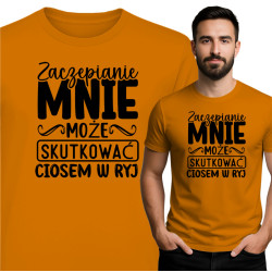 Koszulka Zaczepianie mnie… – Bezpośredni przekaz z dystansem