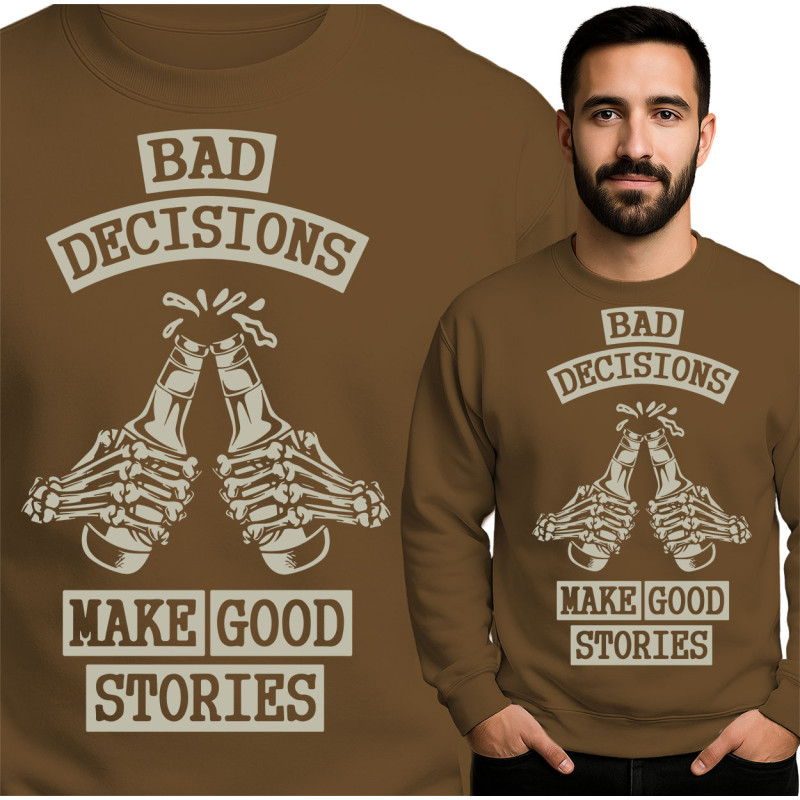 Unieke Sweatshirt met Skeleton Design