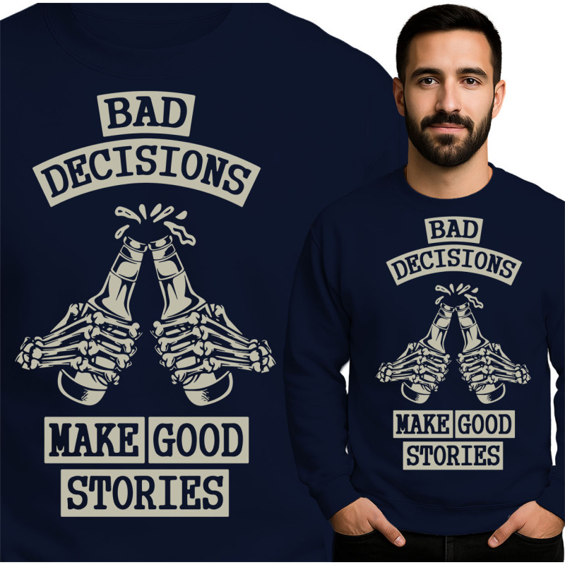 Unieke Sweatshirt met Skeleton Design