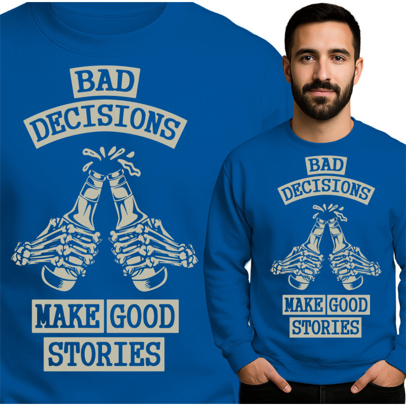 Unieke Sweatshirt met Skeleton Design