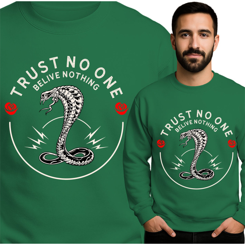 Trust No One Snake Sweatshirt