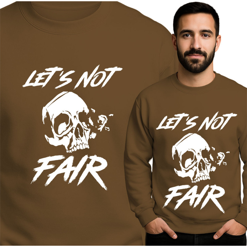 Let's Not Fair Skull Sweater