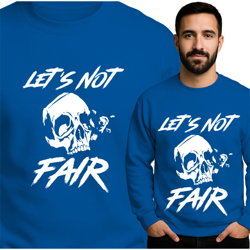 Let's Not Fair Skull Sweater