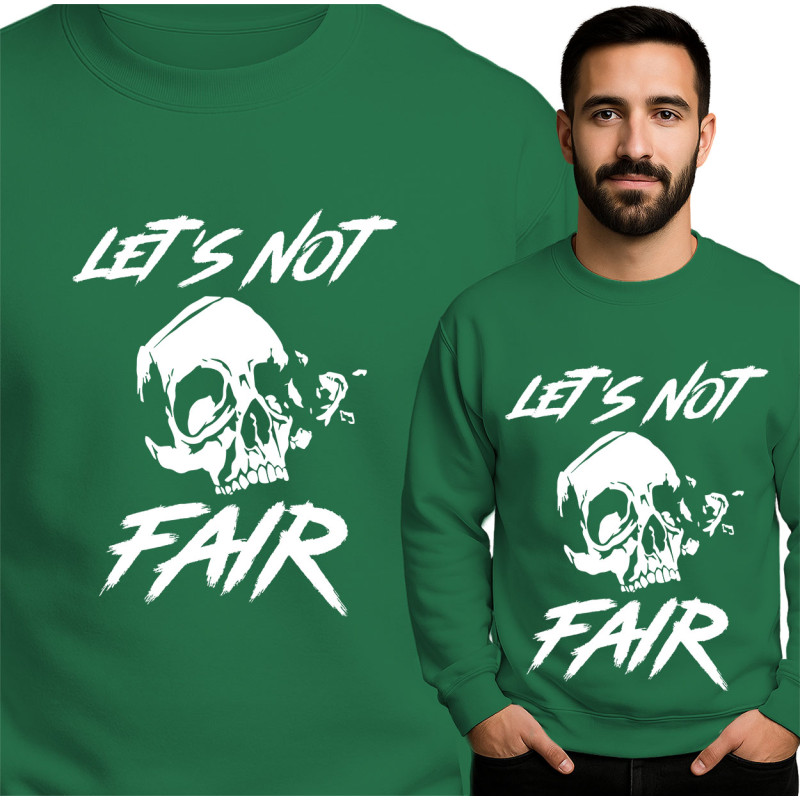 Let's Not Fair Skull Sweater