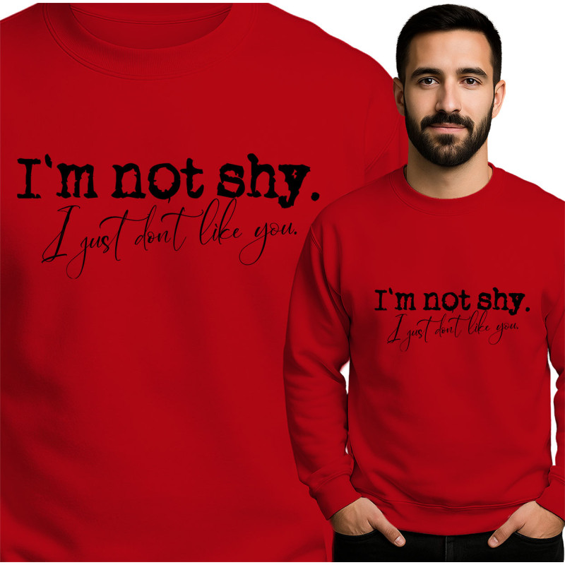 Unisex Sweatshirt - Ik ben niet verlegen