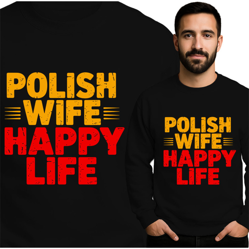 Polish Wife Happy Life Sweater