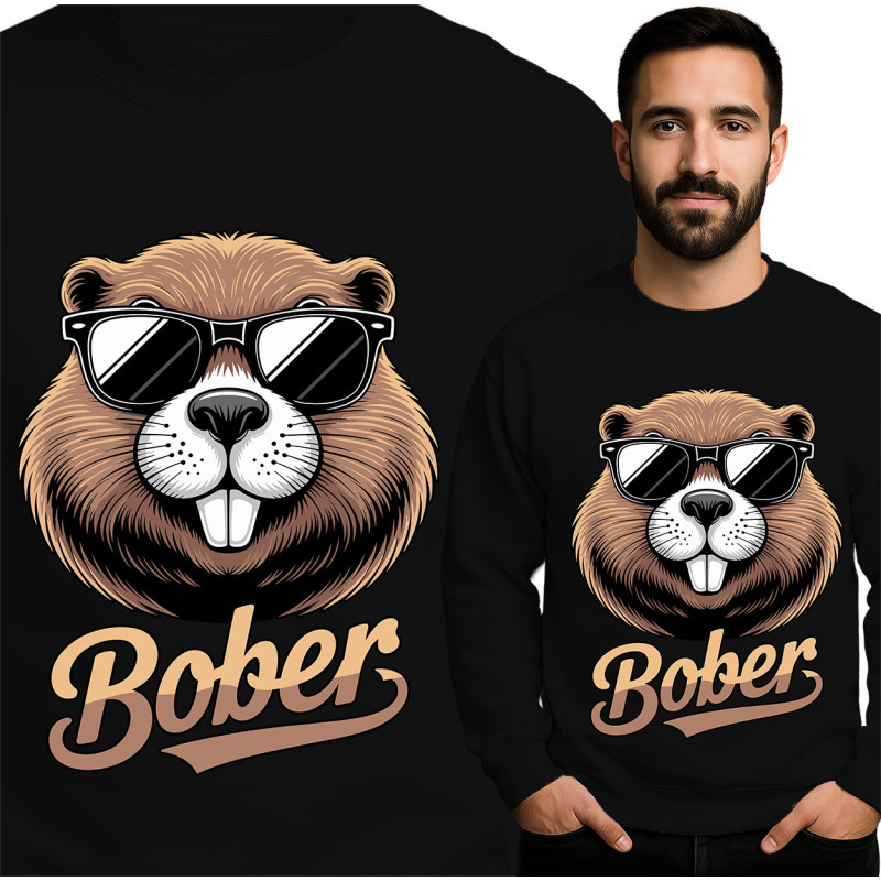 Bober Grafisch Sweatshirt