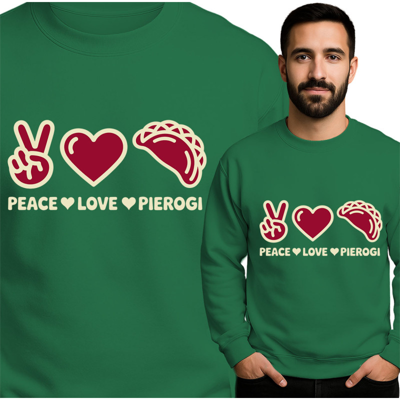 Peace, Love & Pierogi Sweatshirt