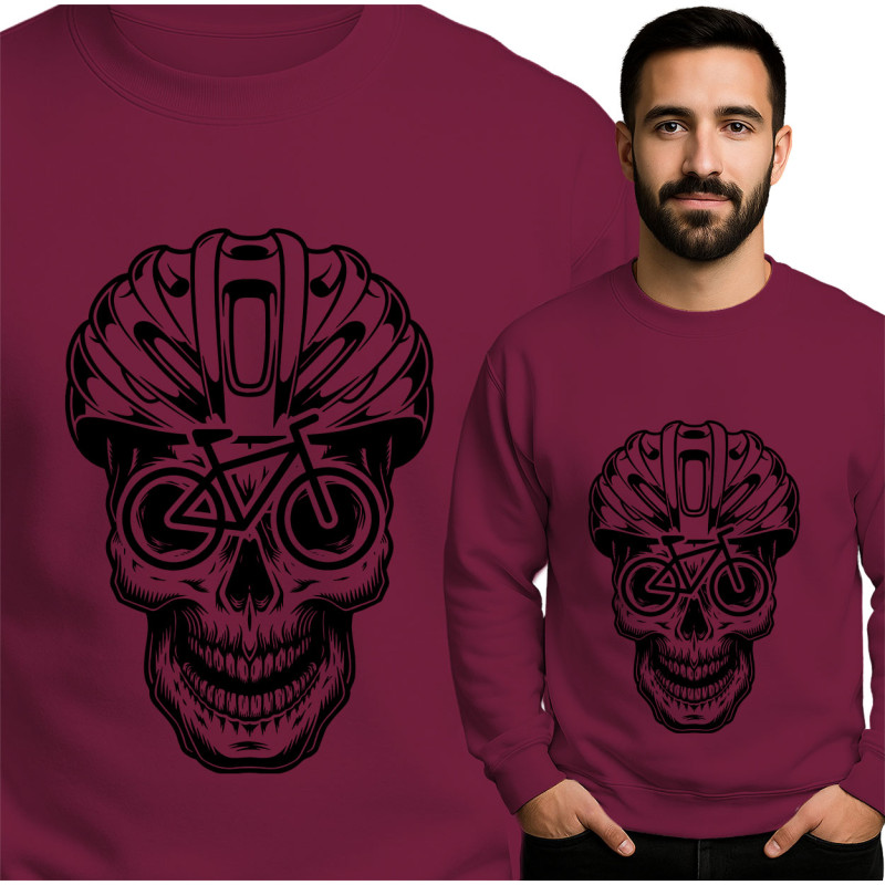Skull Fiets Sweatshirt