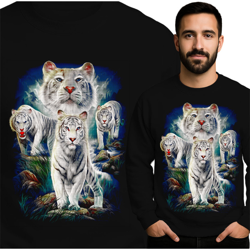 Majestic White Tiger Sweatshirt