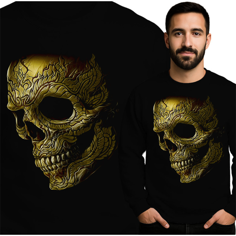 Stijlvolle Sweatshirt met Doodskop