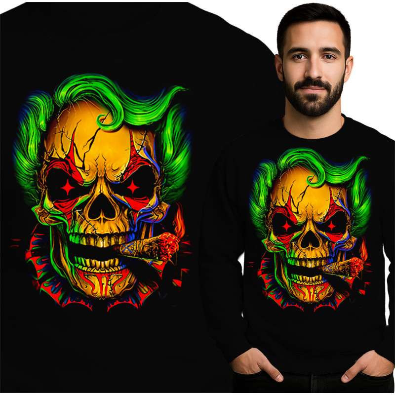 Vibrant Skull Sweatshirt