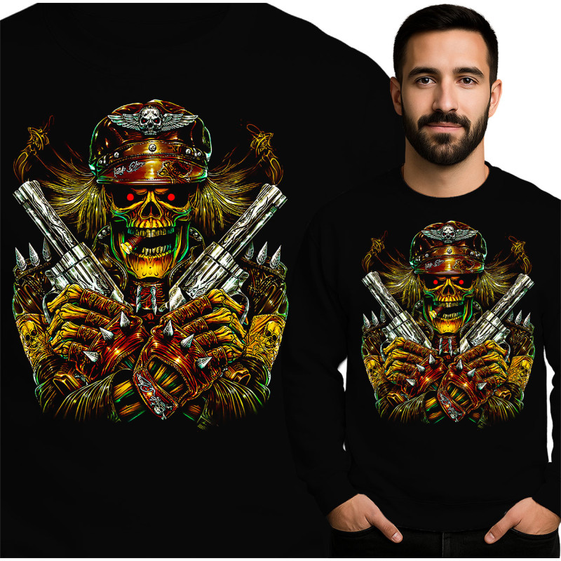 Rebel Skull Graphic Sweatshirt
