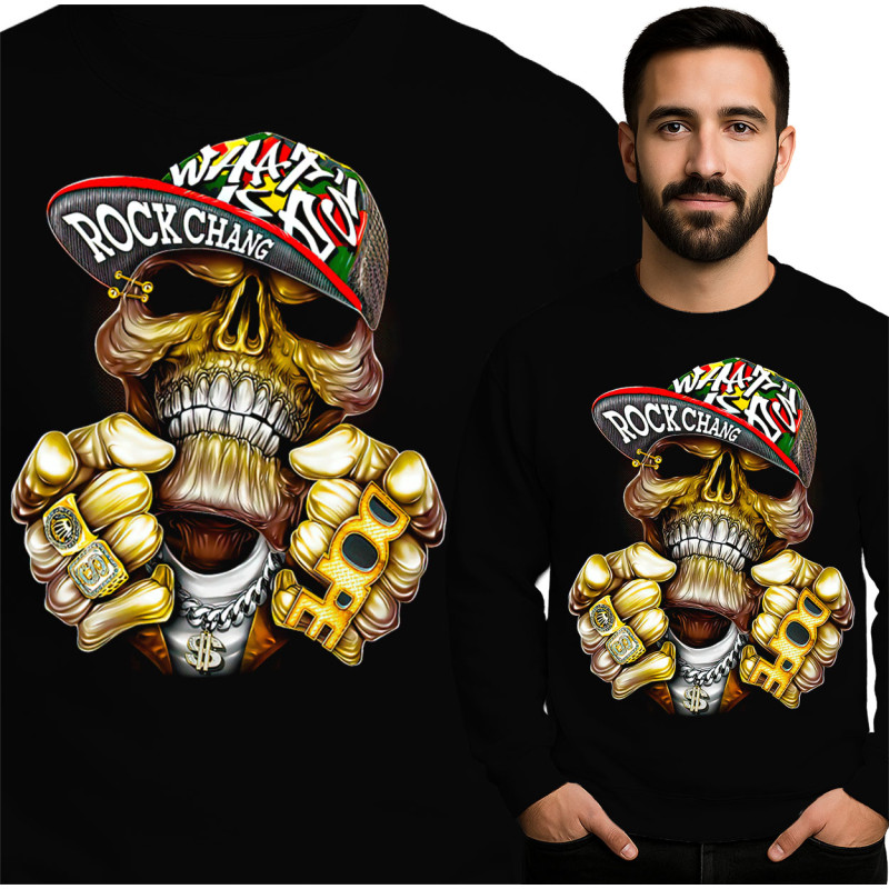 Stoere Schedel Graphic Sweater
