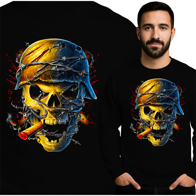Bold Skull Design Sweatshirt