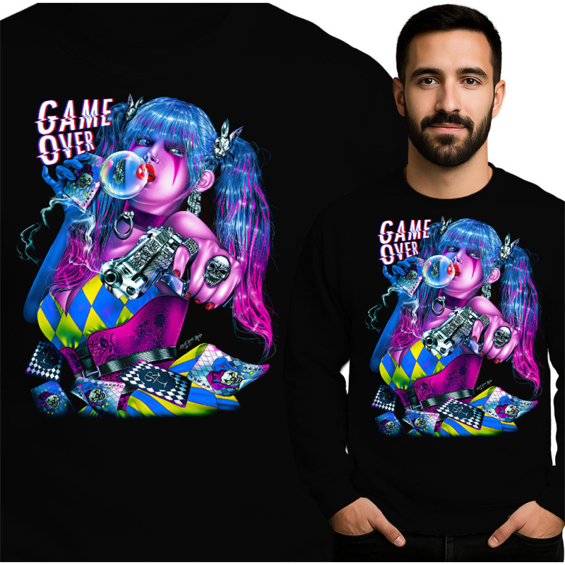 Game Over Graphic Sweatshirt
