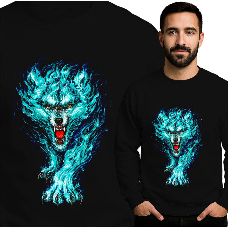 Fierce Wolf Sweatshirt