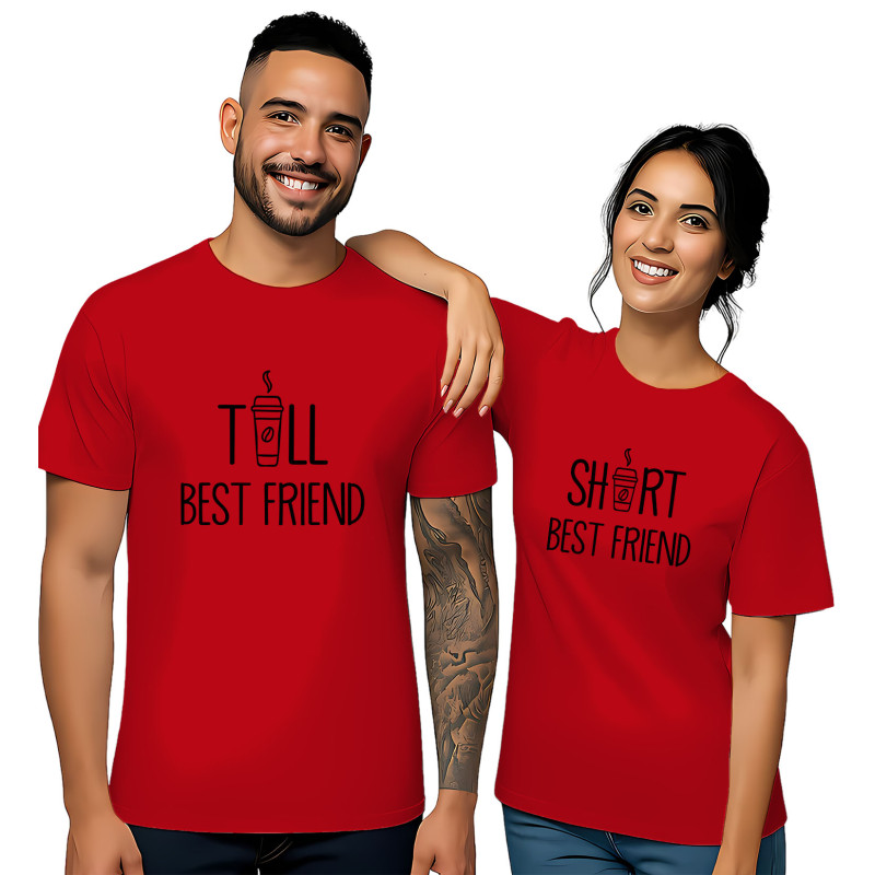 "TALL BEST FRIEND" and "SHORT BEST FRIEND"