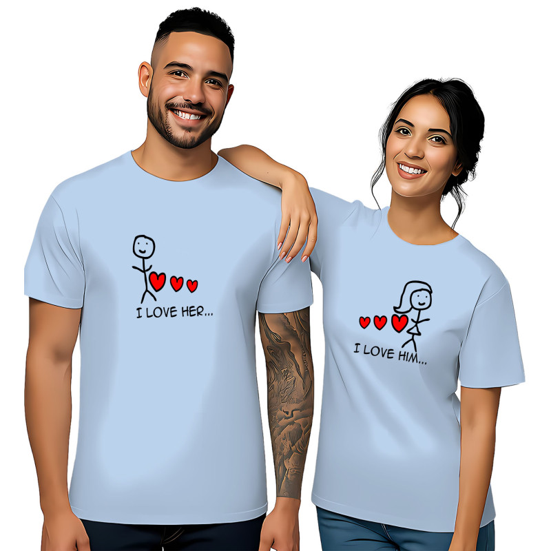 "I LOVE HER..." and "I LOVE HIM...,"