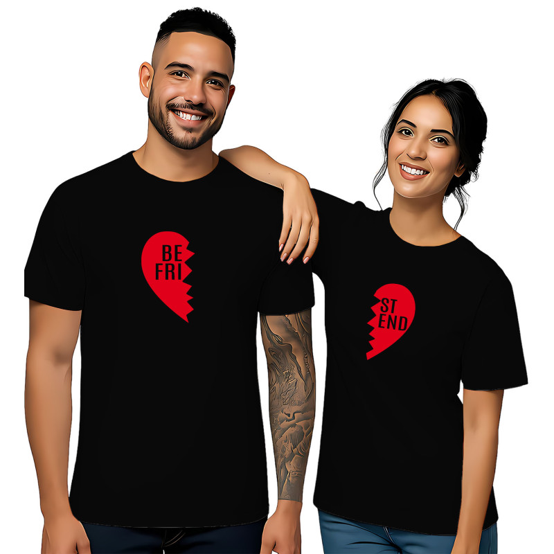 "BEST FRIEND" Split Heart"