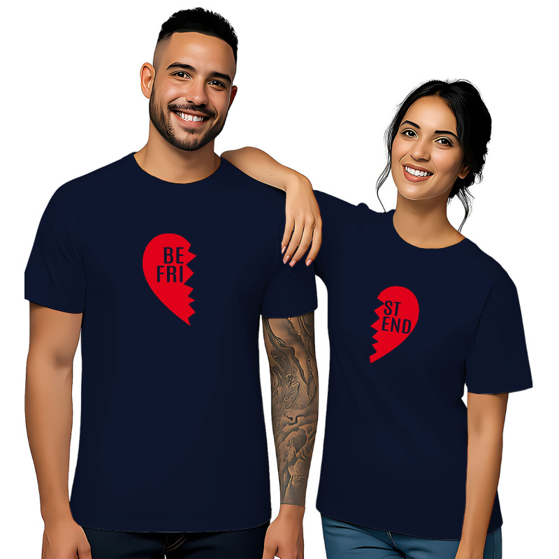 "BEST FRIEND" Split Heart"