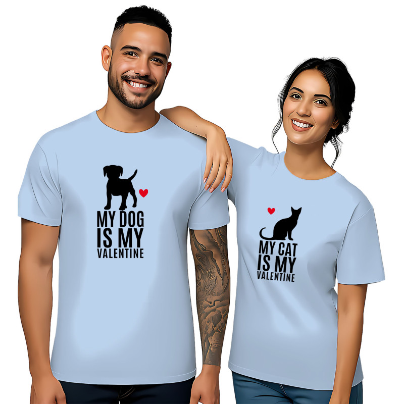 "My Pet Is My Valentine" Dog & Cat'