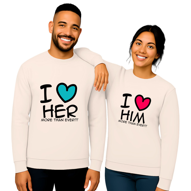 "I Love Her / I Love Him More Than Ever"