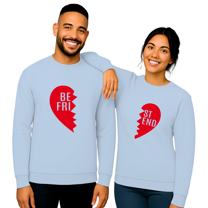 "BEST FRIEND" Split Heart"