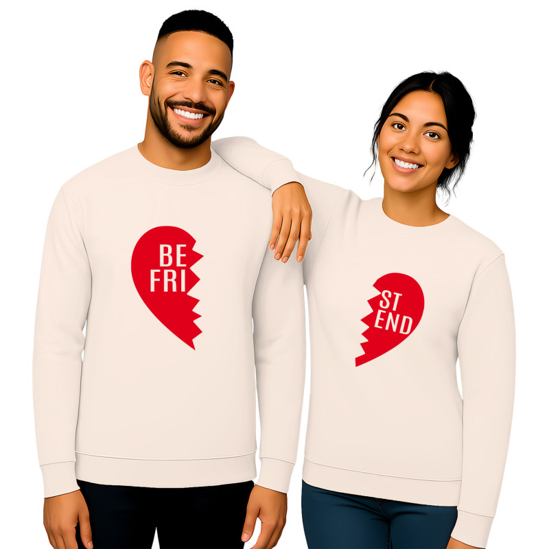"BEST FRIEND" Split Heart"