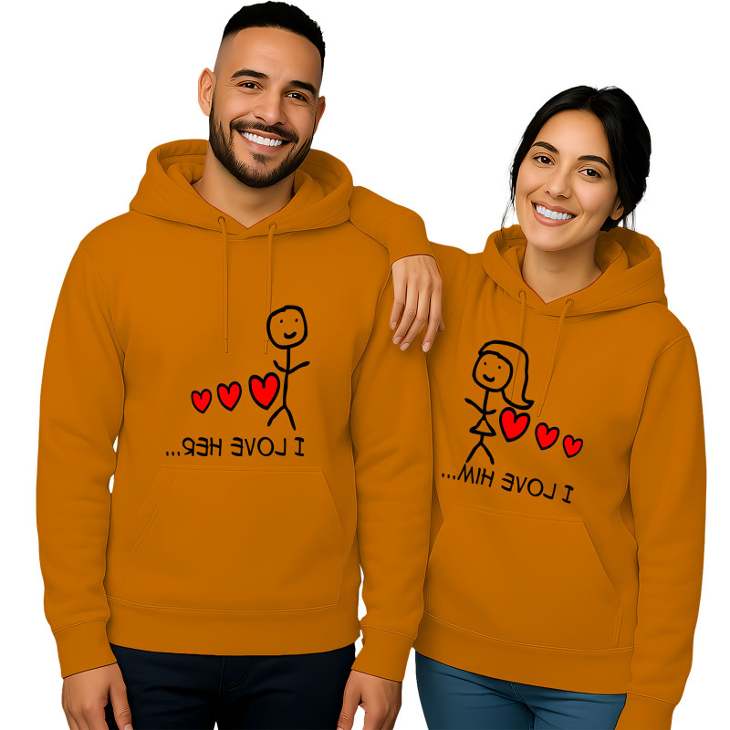 "I LOVE HER..." and "I LOVE HIM...,"