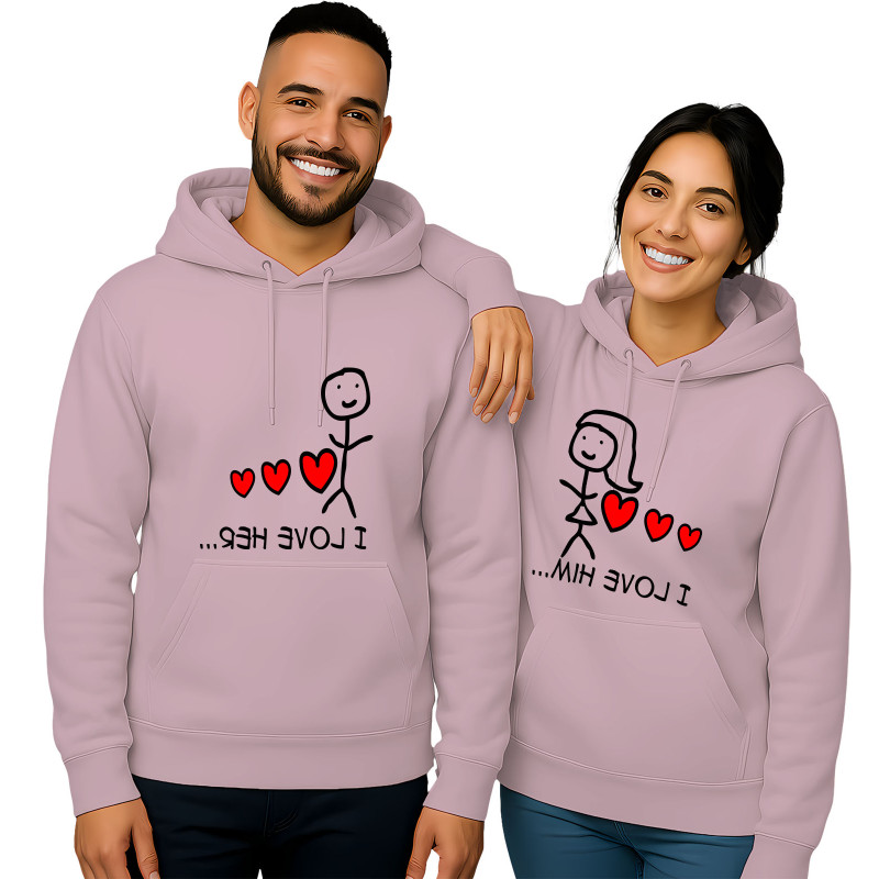 "I LOVE HER..." and "I LOVE HIM...,"