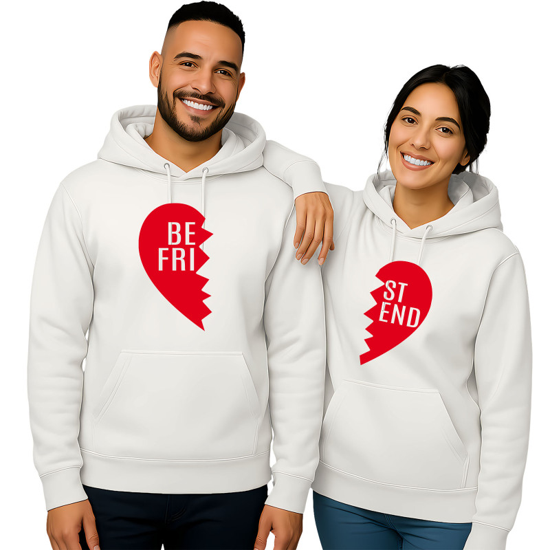 "BEST FRIEND" Split Heart"
