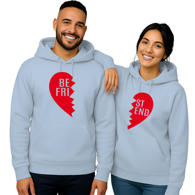 "BEST FRIEND" Split Heart"