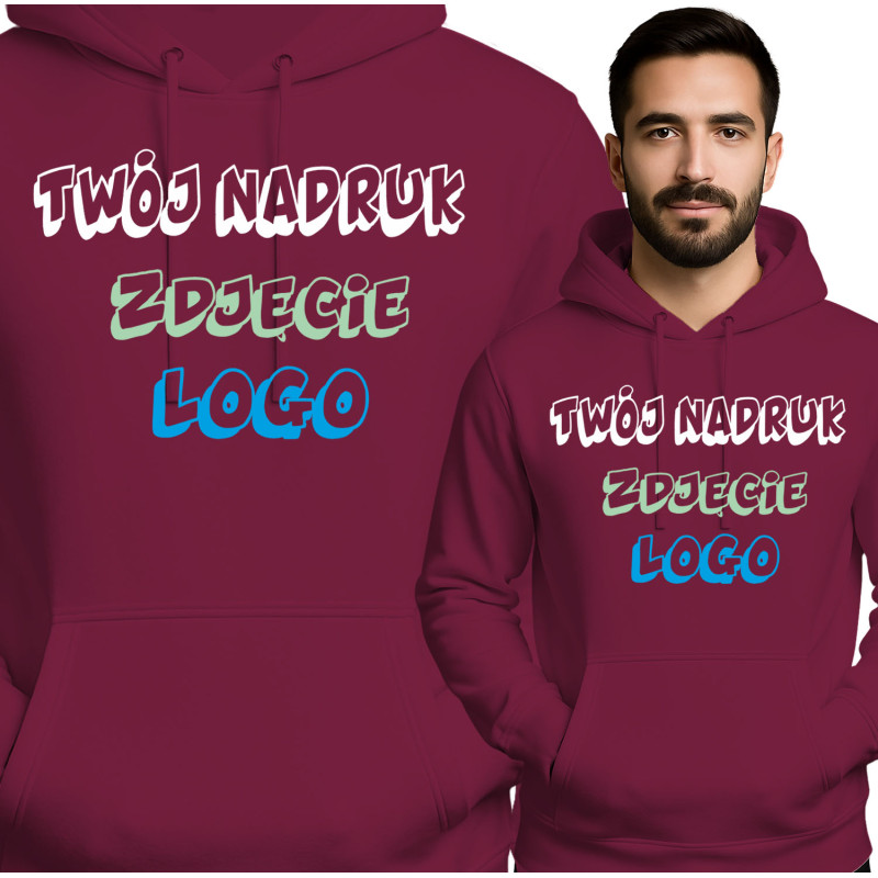Bluza Męska z kapturem personalizacja
