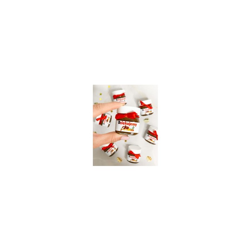 Mini Nutella - Słodkie podziękowania dla gości