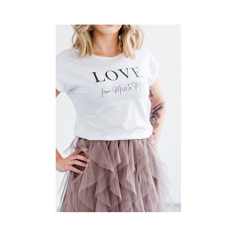 Koszulka LOVE from Miss to Mrs