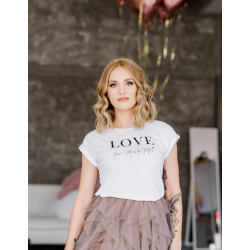 Koszulka LOVE from Miss to Mrs